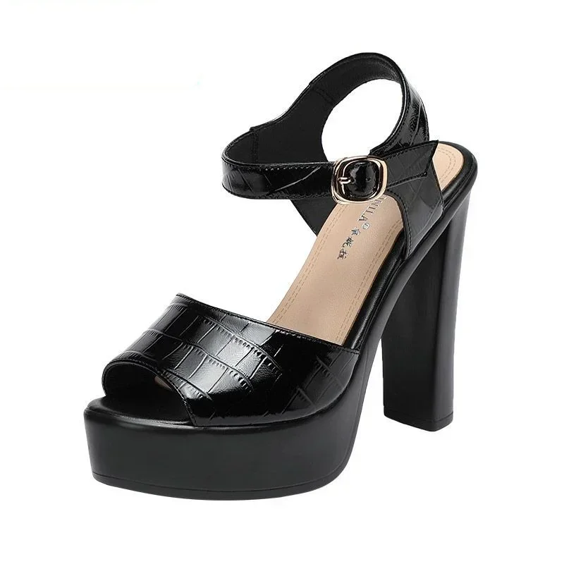 10cm 13cm Fashion Genuine Leat - Summer Clothing Stores ulasan dan harga