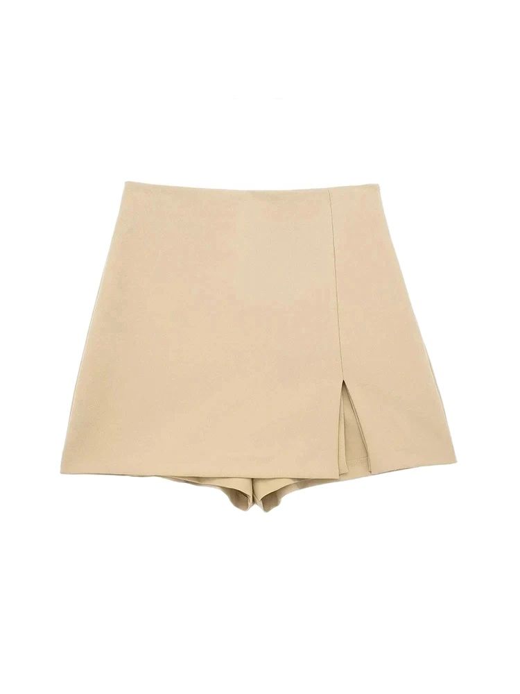 Women's Front Slit Shorts Skir - Summer Zara ulasan dan harga